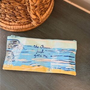 Blue Q small pencil pouch. The Ocean just gets me.